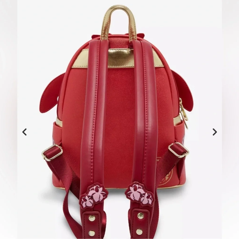 Loungefly Disney Mulan Glitter Mushu Figural Mini Backpack